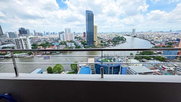 ขายคอนโดห้องใหญ่ วิวแม่น้ำเจ้าพระยา สี่พระยา ริเวอร์วิว | ชั้น 28 | 124 ตร.ม. 18