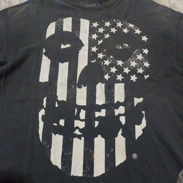 เสื้อยืดแขนสั้น แนววงฮอร์เรอร์พังค์ The Misfits USA Flag Face แท้ มือสอง สภาพดี ของพร้อมส่งครับ รูปย่อยที่ 2