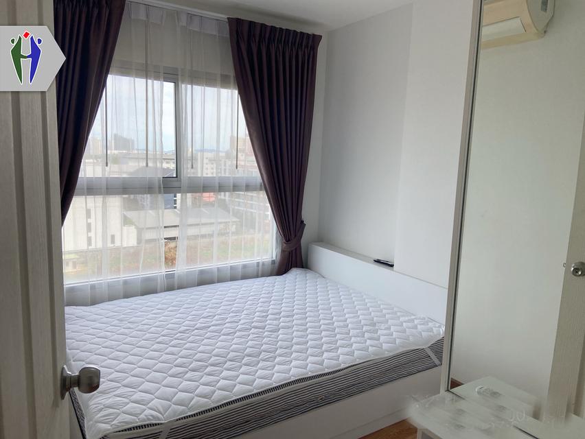 คอนโดเดอะทรัสต์ พัทยาใต้ 10,000 บาท พร้อมเครื่องซักผ้า  •	ขนาด 30 ตารางเมตร 1 ห้องนอน 2 ห้องน้ำ •	2 ทีวี, 2 เครื่องปรับอากาศ, ตู้เย็น •	ระเบียง และเคร 6