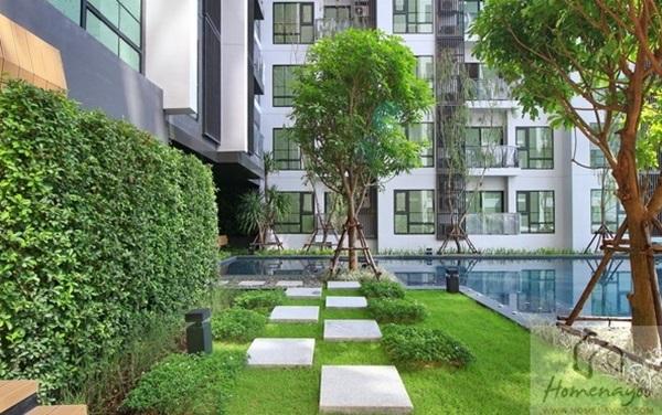 For sale RHYTHM SUKHUMVIT 36-38 ใจกลางทองหล่อ ใกล้ BTS ชั้น 10 วิวสระ โทร 094-9963362 11