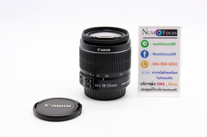 เลนส์ CANON ZOOM EF-S 18-55mm IS II เลนส์ใสไม่มีราไม่มีฝ้า ออโต้โฟกัสปกติ