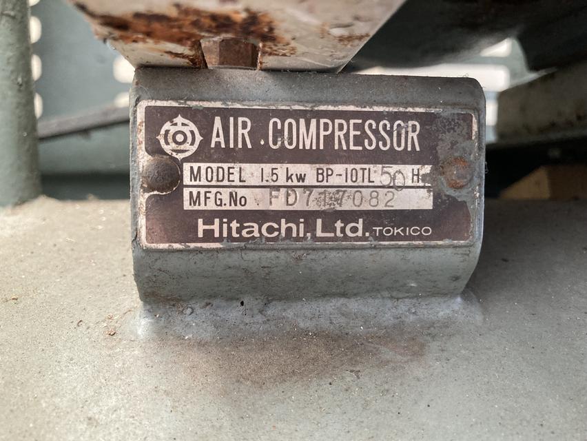 เครื่องปั๊มลม HITACHI ญี่ปุ่น ความจุ 85 ลิตร มอเตอร์ 2 แรงม้า ไฟ 220 โวลท์ Single phase รูปย่อยที่ 3
