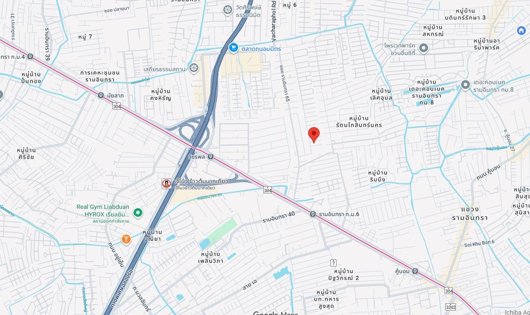 🚩 บ้านเดี่ยว ชั้นเดียว 45 ตารางวา ใกล้รถไฟฟ้า สายสีชมพู สถานี รามอินทรา กม. 6 20