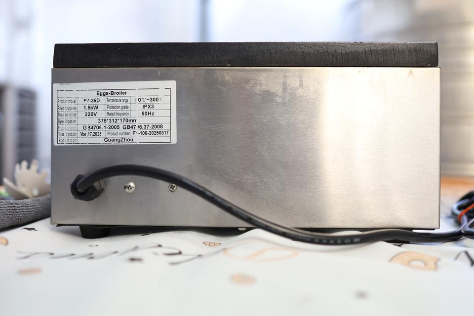 เครื่องทำไข่นกกระทาเสียบไม้ ระบบไฟฟ้า 7