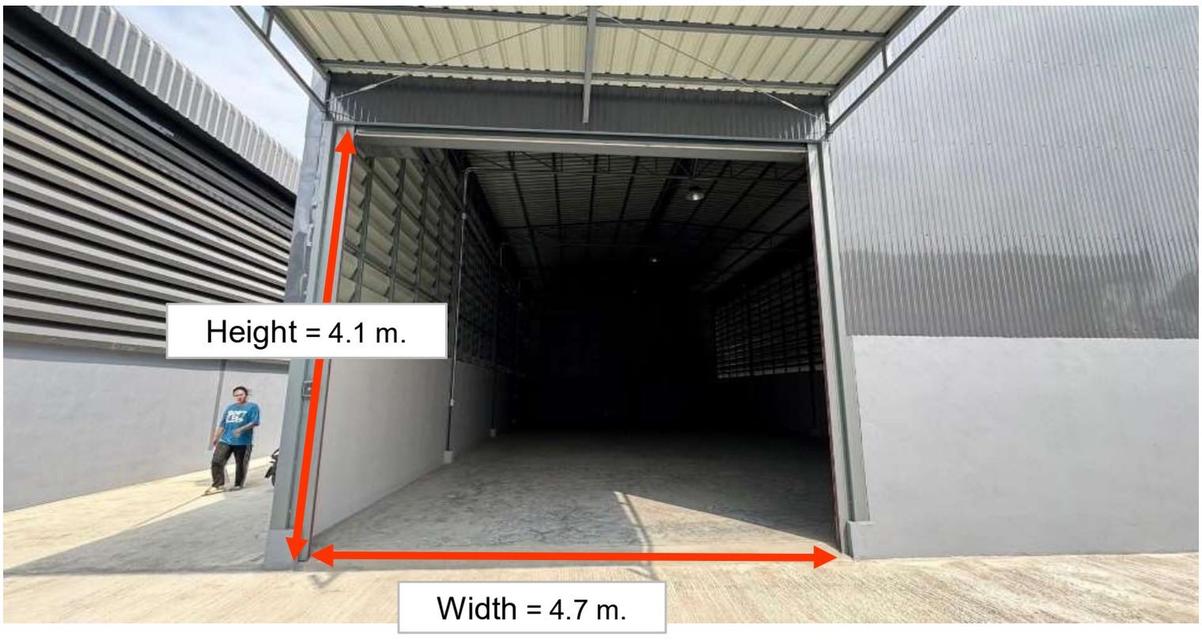 ให้เช่าโกดังสร้างใหม่ ใกล้สนามบิน สุวรรณภูมิ  พร้อมเข้าใช้งานได้ทันที 2