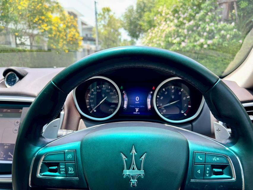 Maserati ghibli 2017 สีน้ำตาล วิ่งน้อย รถสวยราคาดีสุด รูปที่ 10