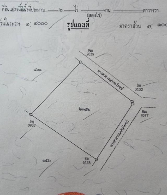 #ขายที่ดินเชียงราย ทำเลดี น่าลงทุน 2 ไร่ (1แปลง) ถมแล้ว/ถนนคอนกรีต โฉนดครุฑแดงพร้อมโอน 3