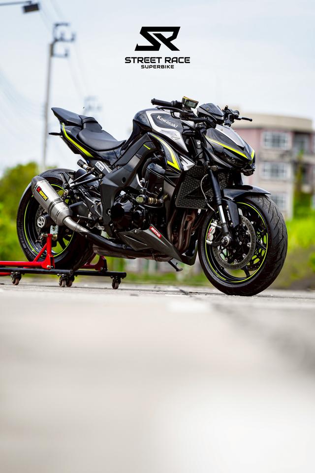 🏍️Kawasaki z1000r edition ปี 2019 🔥  สีดำ หล่อเข้ม สภาพดี ของแต่ง เน้นๆ+ท่อคู่ akrapovic แท้  รูปที่ 4