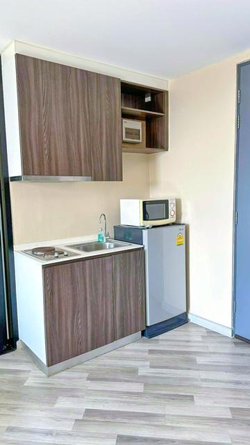 Vento Condo .ตลาดนัดหัวมุม 1.2 กม. เกษตร-นวมินทร์ ให้เช่า คอนโด ตึกA ชั้น4 พร้อมเฟอร์ เครื่องใช้ไฟฟ้า ม.ศรีปทม 1นอน 1น้ำ 5
