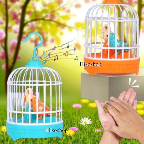 Mini Birdcage Acoustic Toy ของเล่นกรงนกแก้วสุดน่ารัก มาพร้อมระบบตอบสนองเสียงอัตโนมัติ และแสงไฟหลากสี ช่วยเสริมพัฒนาการด้านการฟังและจินตนาการของเด็ก 7