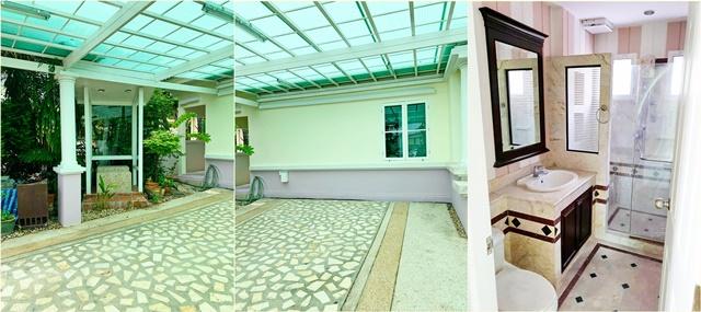 วัชรพล คฤหาสน์ใหญ่ 2หลัง 5นอน ให้เช่า แอร์9ตัว 125 ตร.วา 405 ตร.ม. เฟอร์นิเจอร์บิ้วอินครบ หัวมุมทางด่วนเอกมัย-รามอินทรา 7