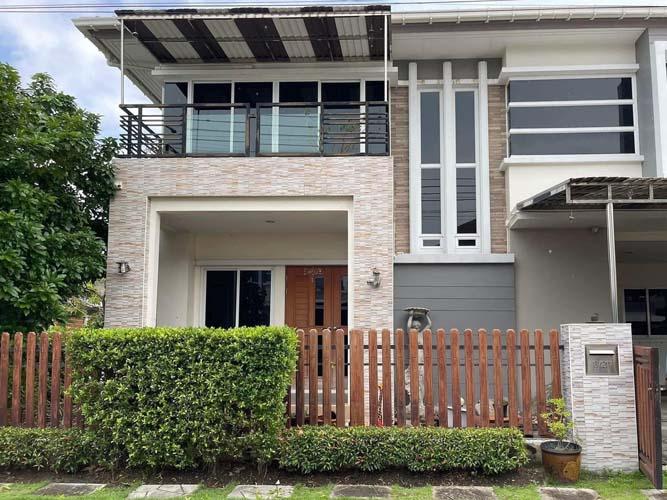 H-103 : บ้านหลังมุม 64 ตร.วา ม.บางกอก บูเลอวาร์ด เทพารักษ์-วงแหวน ขายต่ำกว่าประเมิน กู้ได้เกิน มีส่วนต่าง 4