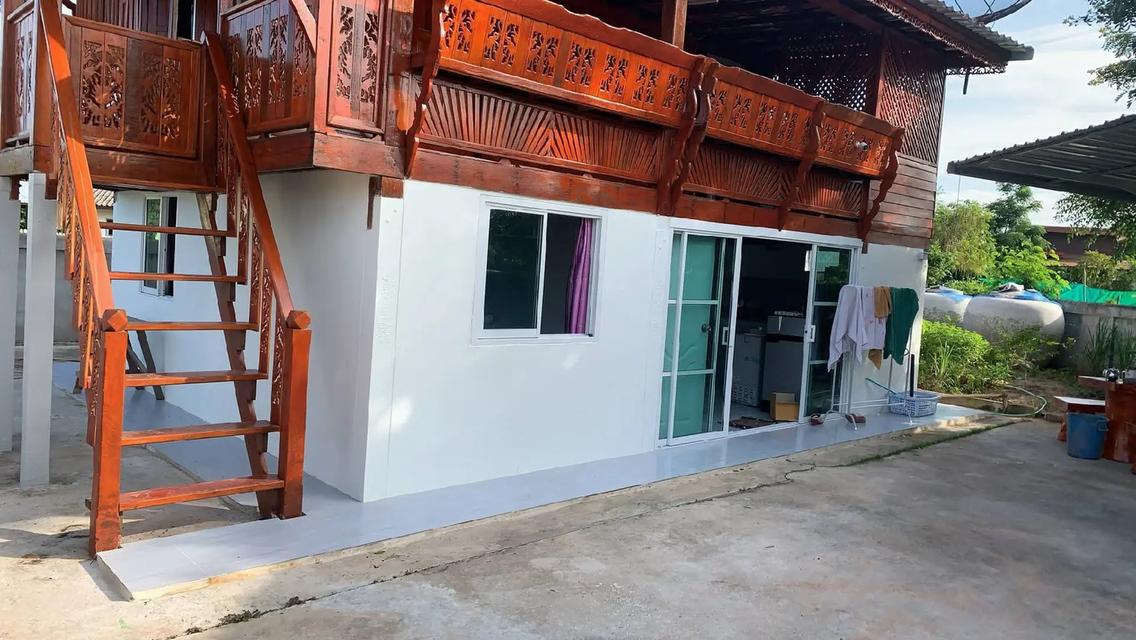 ขายบ้านสองชั้นครึ่งปูนครึ่งไม้พร้อมที่ดิน 20