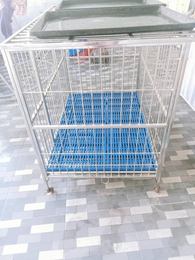 กรงสุนัขมือสอง สภาพดีมาก ใช้งานมาแค่ 15 วัน