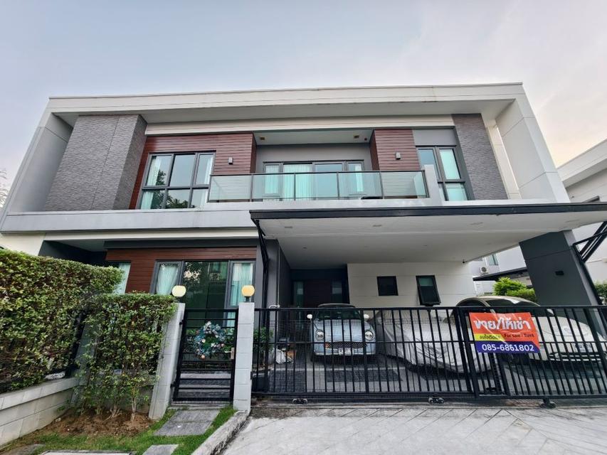 ขายหรือให้เช่า บ้านเดี่ยว 2 ชั้น หลังมุม โครงการเดอะ ซิตี้ สุขุมวิท-อ่อนนุช ทำเลดี เดินทางสะดวก 1