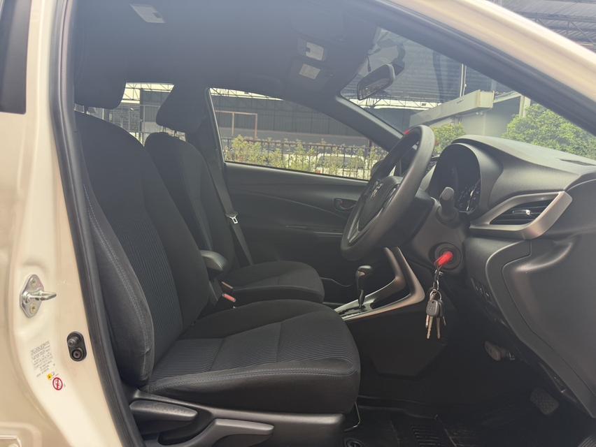 รหัสรถ AP3658 TOYOTA YARIS 1.2 รุ่น E ปี19 สีขาว รูปที่ 9