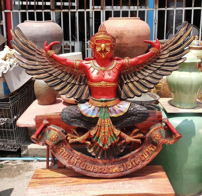 พญาครุฑธนาคารเก่า พญาครุฑองค์ใหญ่ ขนาด1เมตร30ซม