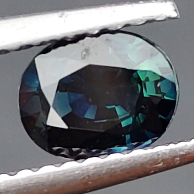💎 พลอยไพลิน เผาเก่า 💎 น้ำหนัก 0.75 กะรัต รูปย่อยที่ 4