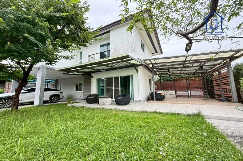 ขายบ้านเดี่ยว 2 ชั้น 80 ตรว. หมู่บ้านเดอะธารา รามอินทรา ซอยพระยาสุเรนทร์ 35 หลังมุม ใกล้ทางด่วน–แฟชั่นไอส์แลนด์ 2