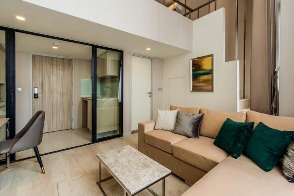 ให้เช่าคอนโด Knightsbridge Prime Sathorn ห้อง Duplex 37 ตร.ม. ชั้นสูง ห้องบิ้วอิน แต่งสวย วิวโล่ง 2