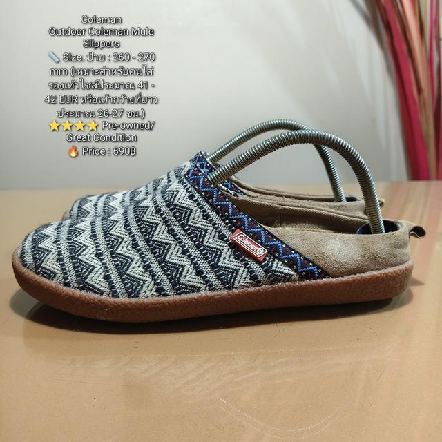 ColemanOutdoor Coleman Mule Slippers📏 Size. 42⭐⭐⭐⭐ Pre-owned/ Great Condition🔥 Price : 690฿