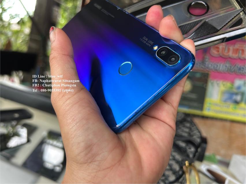 Huawei nova3i จอ6.3นิ้ว 4G 2ซิม Rom128Ram4 กล้องคู่หน้าหลัง สเปคดี โลหดแอพได้ ใช้งานปกติ ได้ทุกซิม รูปย่อยที่ 3