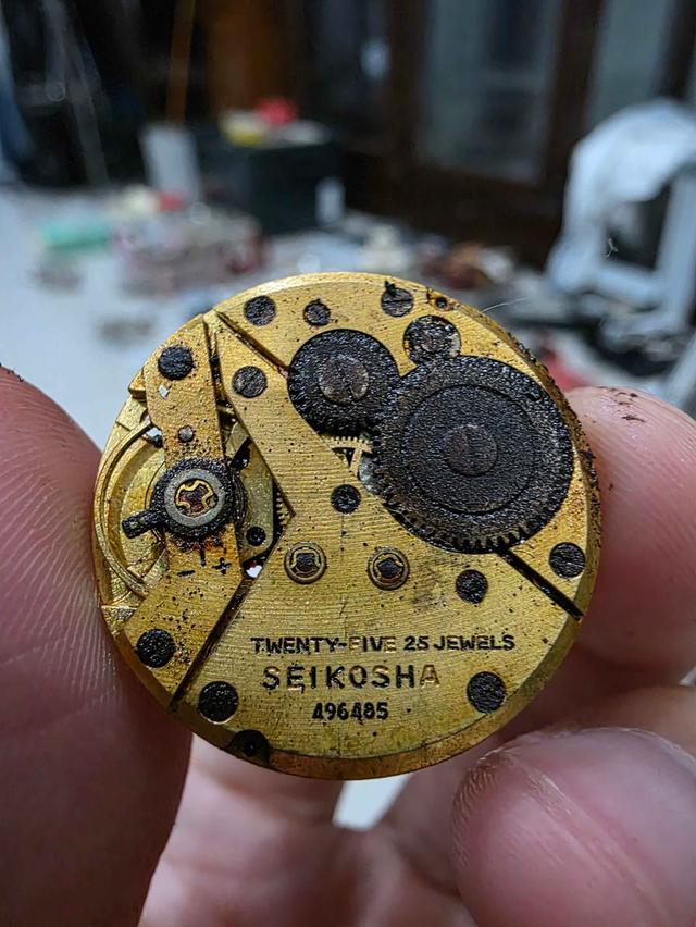 A.อะไหล่ เครื่องนาฬิกา SEIKOSHA WATCH PARTS  ของเก่าเก็บ สวยหายาก รุ่นเก่า ขายตามสภาพ พร้อมส่ง