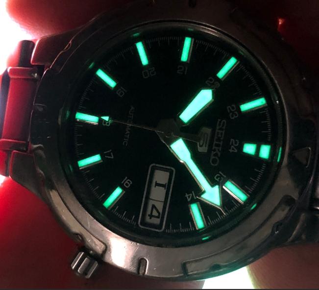 ???...Seiko 7s26 หลังเปลือย Automatic japan...??? รูปที่ 8