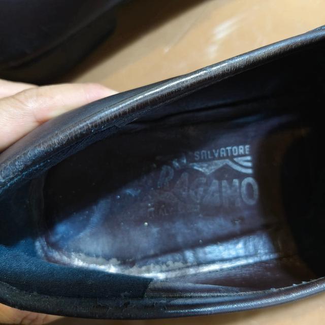 Salvatore Ferragamo RAIN  LUX(Made in ITALY 🇮🇹)Men’s Luxury Closet Leather Loafers Shoes(SAL68218)Size. EUR 40 /25(26) cm🔥Price : 690฿ รูปที่ 5