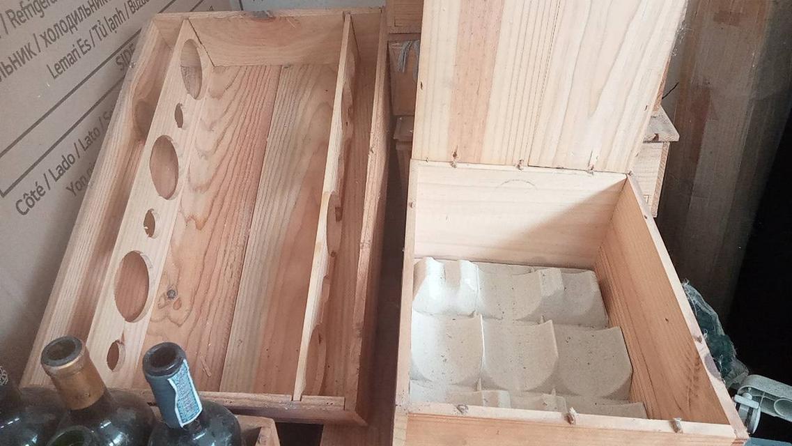 ลังใส่ขวดไวน์เก่า ใช้ตกแต่งร้าน+บ้าน  5