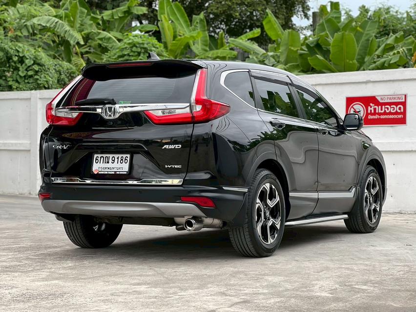 ปี 2017 HONDA CRV, 2.4 EL 4WD มือเดียวป้ายแดง บุ๊คเซอร์วิสครบ 4