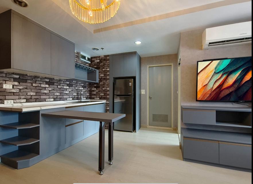 คอนโด รีสอร์ทต้า เย็นอากาศ ห้องมุม 44 ตารางเมตร 1 ห้องนอน ชั้น5 ตึกC ตกแต่งครบ 6