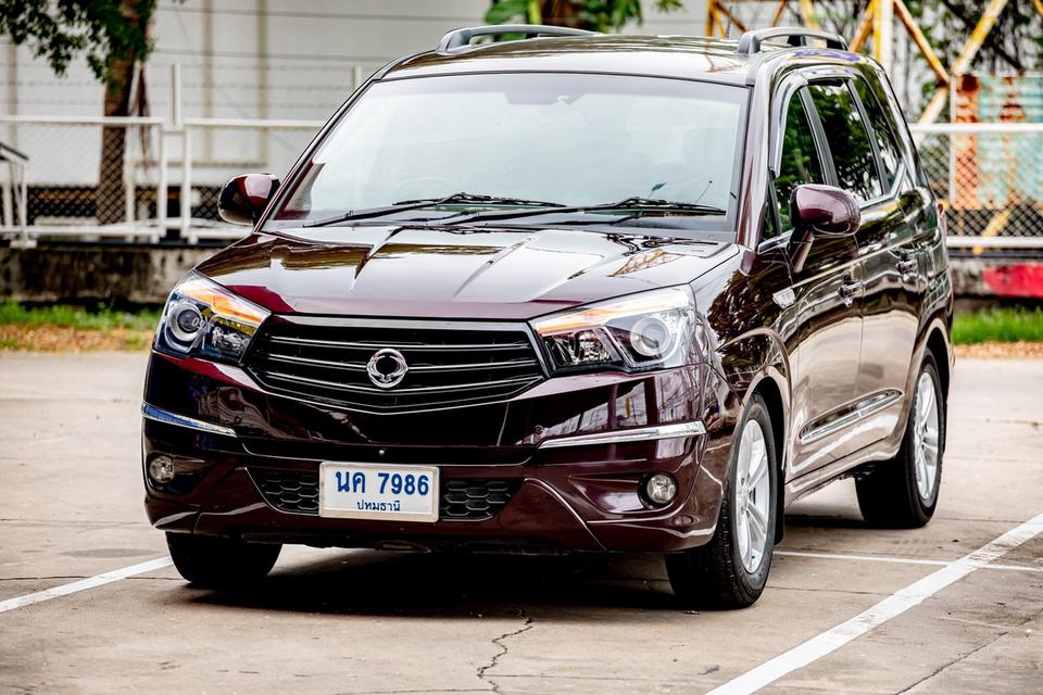 SSANGYONG STAVIC 2.0D เครื่องยนต์ดีเซล ปี 2015 สีแดง สวยหายาก 4