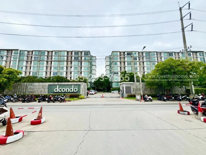 ขายด่วน! ดีคอนโด อ่อนนุช-พระราม 9 (dcondo Onnut - Rama 9) ห้องมุม ชั้น 2 อาคาร B พื้นที่ 30 ตารางเมตร ใกล้วงแหวนตะวันออก ราคาพิเศษ 2