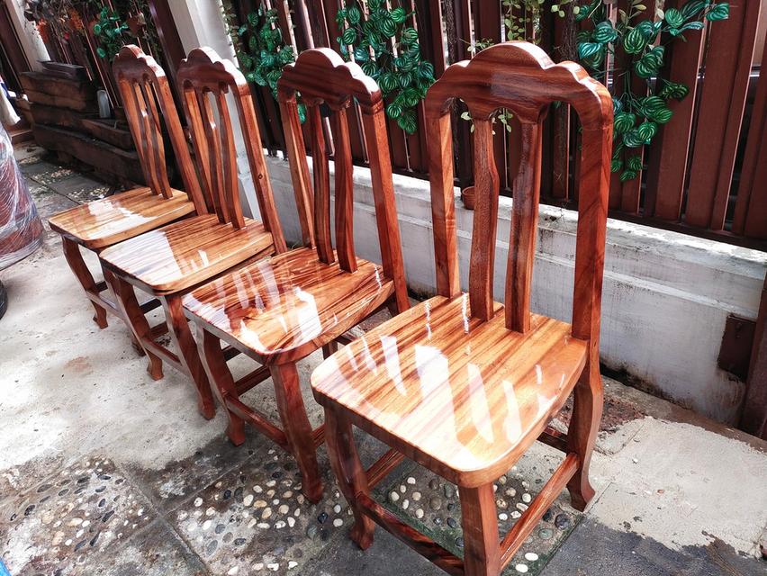 เก้าอี้ไม้  พื้นนั่งไม้แผ่นเดียว  T.0853319007 10