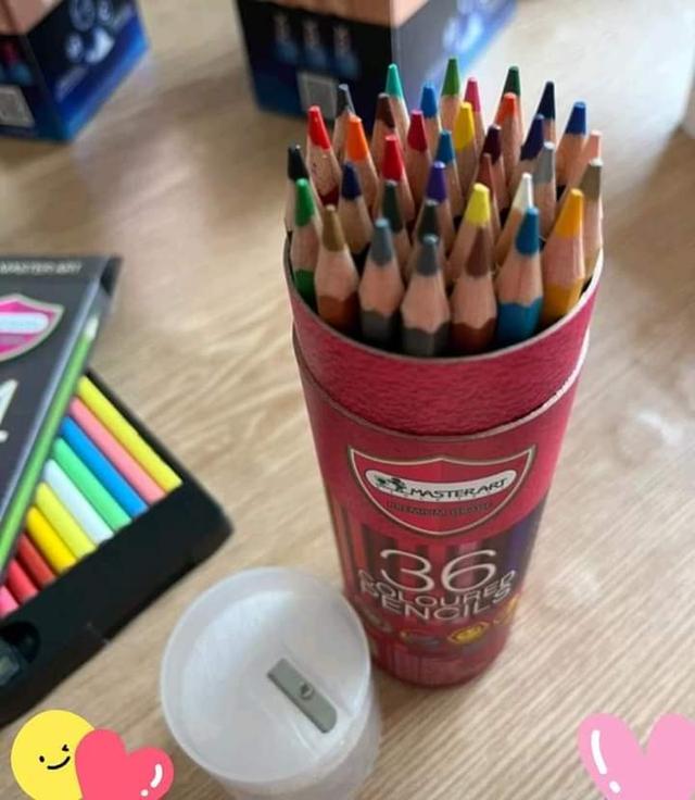 Master Art สีไม้ ดินสอสีไม้แท่งยาว  2
