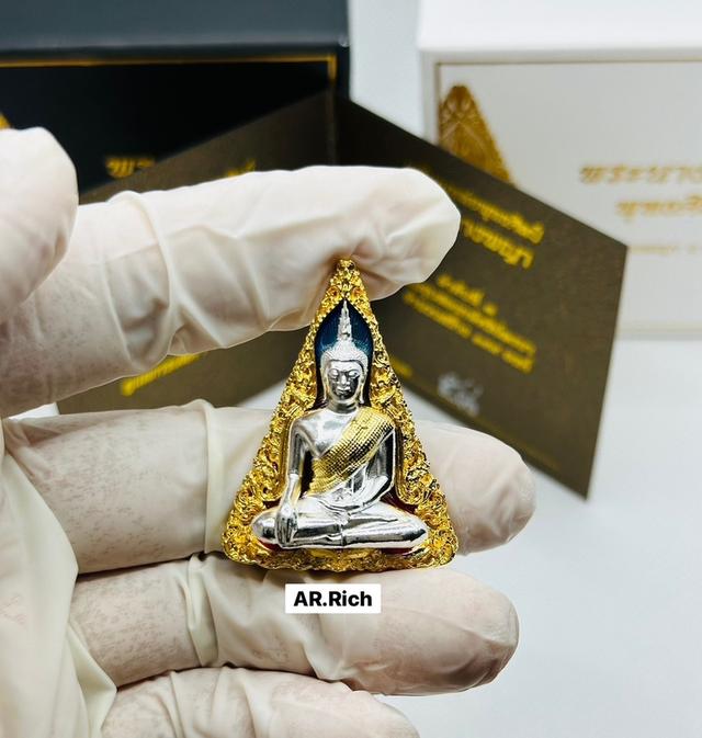 พระพุทธศิลป์ เบญจภาคี เนื้อเงิน รูปที่ 14