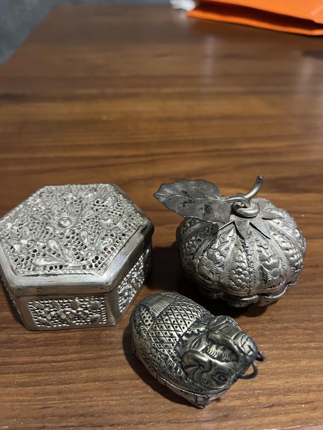 ตลับทองเหลืองกะไหลเงิน รูปที่ 3