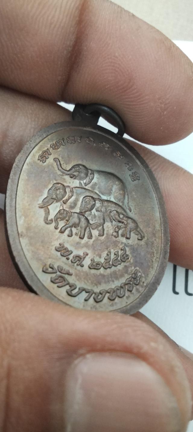 เหรียญรูปไข่ หลวงพ่อเปิ่น หลังช้าง วัดบางพระ พ.ศ. 2544 รูปที่ 4