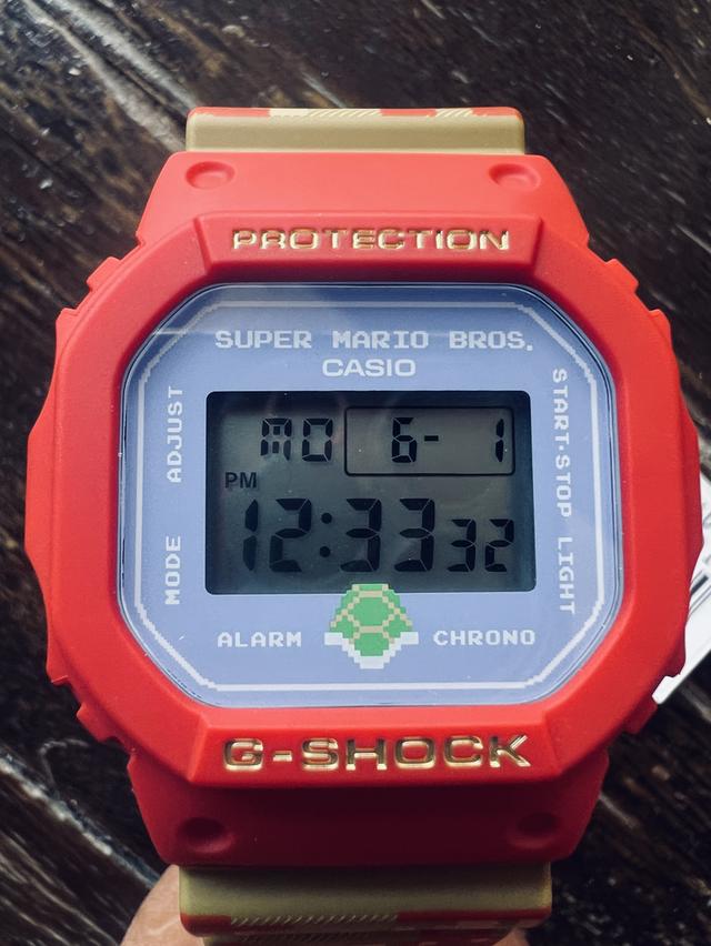 Casio G-Shock Super Mario Collaboration Model - 40th Anniversary Models DW-5600SMB-4DR