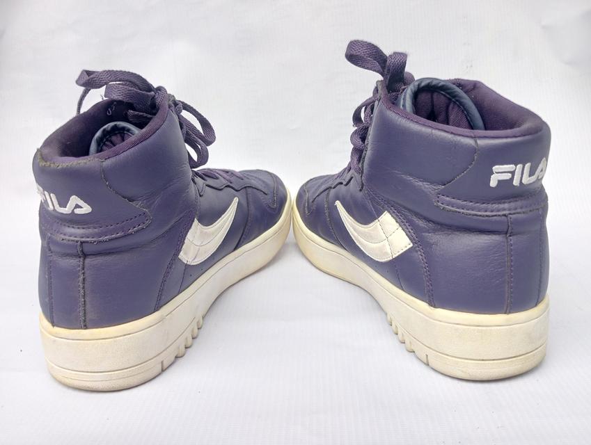 FILA ผ้าใบหุ้มข้อมือสอง สีม่วง สภาพสวย จัดส่งฟรี!!! เก็บปลายทาง 6