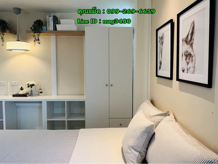 คอนโด อัสสกาญจน์ ซิตี้ รามคำแหง ติดรถไฟฟ้าสีส้ม เคหะรามคำแหง ขนาด 23.5 ตารางเมตร ห้องมุม ชั้น3 ตกแต่งครบ 6