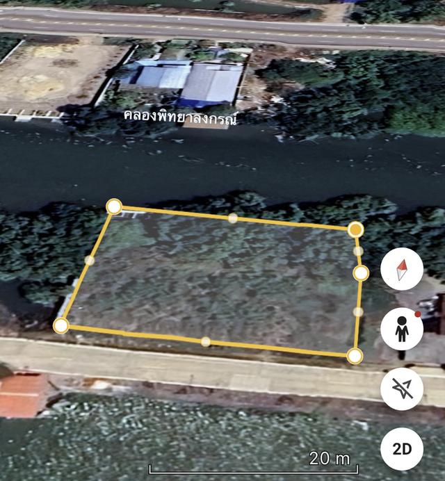 ขายที่ดินเปล่าพันท้ายนรสิงห์ 212 ตรว. แปลงมุม วิวคลอง ทำเขื่อนกันตลิ่งแล้ว 8