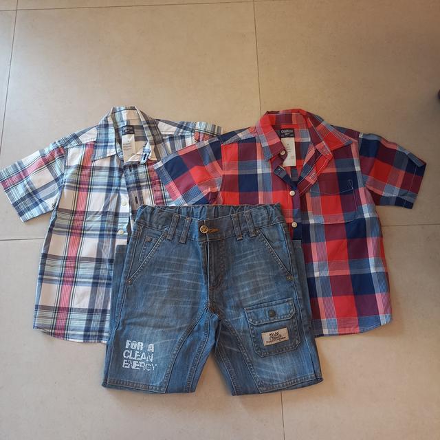 เสื้อผ้าเด็กชาย แบรนด์  Ovo และ Bg ไซส์อายุ 5-6 ปี