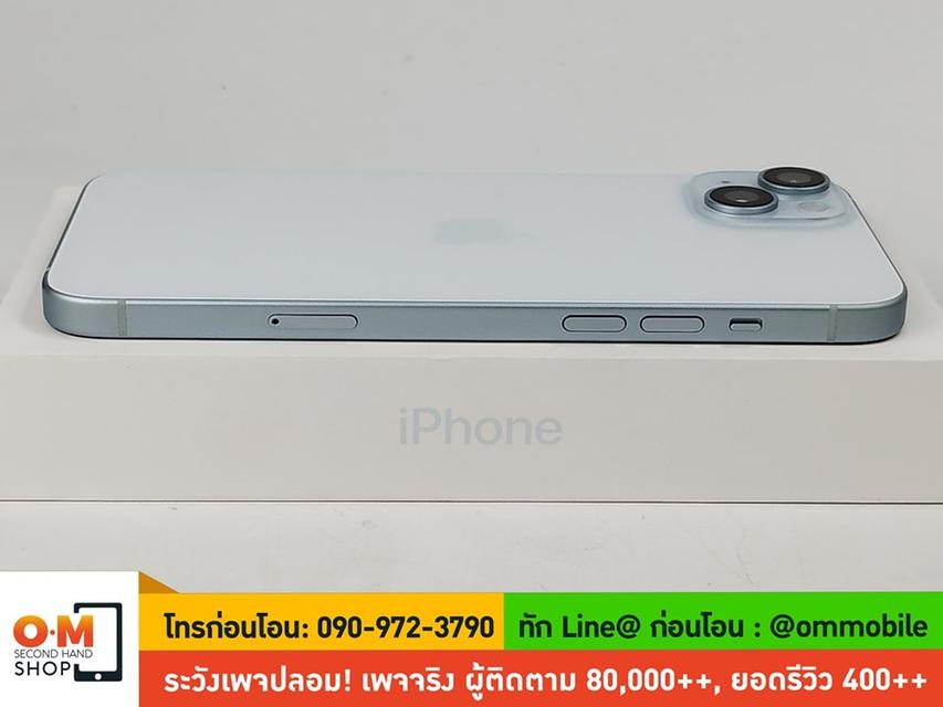 ขาย/แลก iPhone 15 Plus Blue 128GB ศูนย์ไทย ประกันศูนย์ยาว 18/02/2025 สภาพสวยมาก แท้ ครบกล่อง เพียง 29,900 บาท 4
