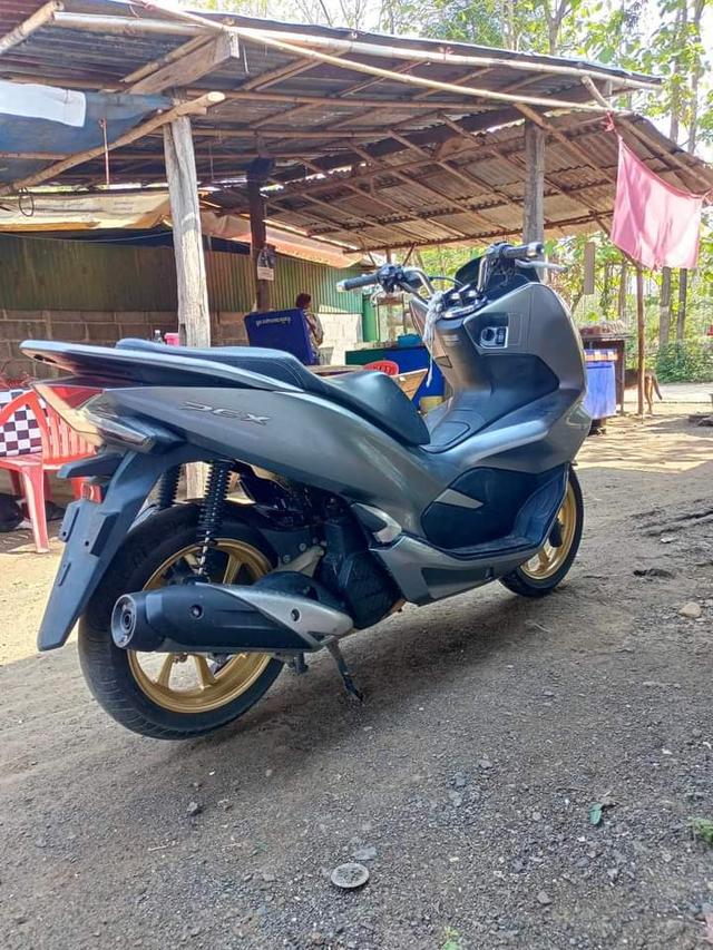 Honda pcx สีเทาแรมโบ 3