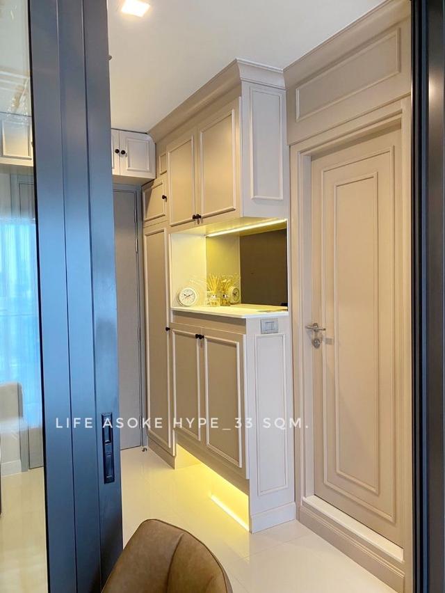 ให้เช่า คอนโด 1 bedroom high floor Life Asoke Hype : ไลฟ์ อโศก ไฮป์ 33 ตรม. nice decoration near MRT Rama9 5