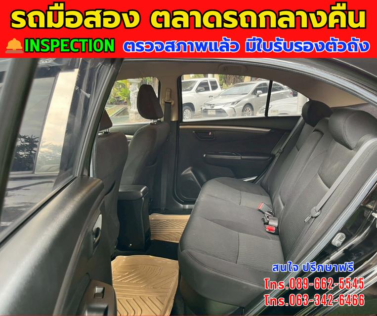 🚘ปี2021 Suzuki Ciaz 1.2  GL ติดแก็ส LPG  ⭐ไมล์แท้ 51,xxx กม. 📌เกียร์ธรรรมดา  ✨ประหยัดน้้ำมัน  ⚙️เครื่องเบนซิน ติดแก็ส LPG ถังโดนัท  13