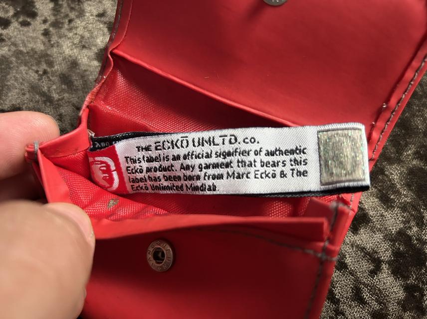 [Vintage Y2K] กระเป๋าคาดเอว Ecko Unltd. "Complex Storage" สภาพสะสม แดงสด โลโก้เป๊ะ! 🦏🔥 รูปที่ 2