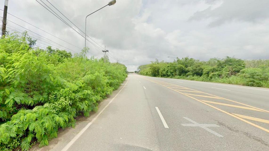 ขายที่ดินติดถนนใหญ่ กว้าง 270 เมตร พร้อมสวนยาง (บางส่วนมีทุเรียน) บ้านนา แกลง ระยอง 1